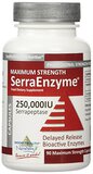 Serrapeptase Enzyme  250,000IU x 90 Caps 1 bottle $99.90 Our Price